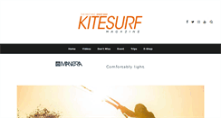 Desktop Screenshot of kitesurfmag.com
